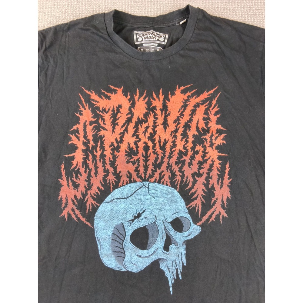 Official SuperMega Death Metal Skull T-Shirt EU XXL/US XL SuperMegaMart Merch.